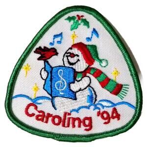 1994 Caroling Girl Scouts Collectible Embroidered Patch NOS